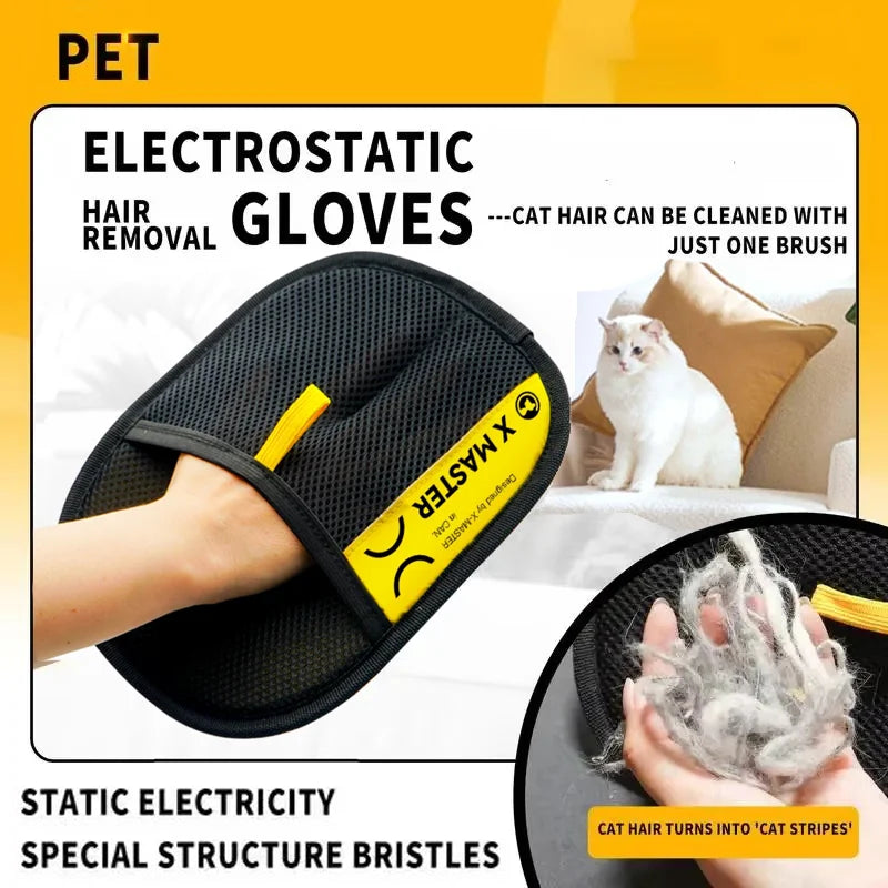 Reusable Pet Hair Remover Glove — Easy Fur Cleaning Tool